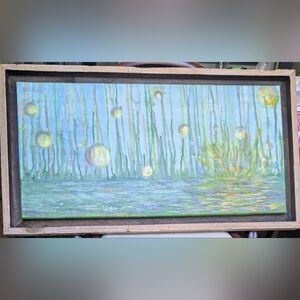 Art, Abstract Forest, Acrylic on Canvas